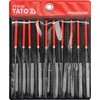 Yato Toya Sa Poland Dildelių rinkinys | 140x65x3 mm | 10 vnt. (YT-6163)
