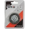 YATO DISKINIS ŠEPETĖLIS SU KOTU 50mm INOX