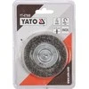 YATO DISKINIS ŠEPETĖLIS SU KOTU 75mm INOX