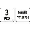 Toya Sa Poland YATO SINTETINIAI MAŠINIAI 3 vnt.. DĖL YT-85701
