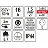 YATO PRZEDŁUŻACZ / LISTWA U.5g*3,0m