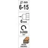 YATO FREZ STOPNIOWY DO DREWNA 6-15mm