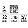 YATO SOCET RAKTAI LAMBDA ZONDO RINKINYS 3 vnt. 1752 m