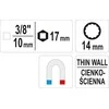 Yato Toya Sa Poland Galvutė žvakėms | 10 mm (3/8") | 14 mm (YT-38510)