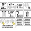YATO ŁAŃCUCH TNĄCY DO PILARKI 45cm/72/325"/1,5