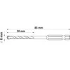 Yato Toya Sa Poland Grąžtas universalus su Hex 6.3 mm (1/4") galu | 6.0 mm (YT-44783)