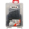 Grąžtas YATO WIERTŁA DO METALU HSS KOMPLET 19szt. 1-10mm 4462