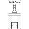 YATO SZYBKOZŁĄCZKA ŻEŃSKA DO WĘŻA 6mm 2396