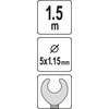 YATO SPIRALA DO CZYSZCZENIA KANALIZACJI 1,5m x 5mm