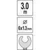 YATO SPIRALA DO CZYSZCZENIA KANALIZACJI 3m x 6mm