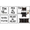 Toya Sa Poland Indėklas / matrica TH16 | Presavimo replėms YT-21750 (YT-21752)
