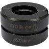 Toya Sa Poland Presavimo replių indėklas U tipo | 20 mm | plieno (YT-21741)