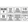 Toya Sa Poland Indukcinė kaitlentė | 3500W (YG-04701)