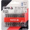 YATO KOMPLET sukimo antgalių / BITÓW 50mm 10vnt. MIX plokščias/PH/PZ 0483