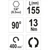 YATO ADAPTER KAMPINIS 155mm 1/4"