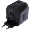 Toya Sa Poland Kelionininis adapteris | universalus | daugiau nei 150 šalių | su 2 X USB 5V / 2.4A Įkrovikliu (YT-81301)