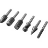 YATO metalo pjaustytuvai su kotu, FI 6 mm, 6 vnt. rinkinys.
