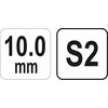 YATO KLUCZ TRZPIENIOWY IMBUS / HEX, Z RĘKOJEŚCIĄ 10,0mm