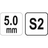 Yato Toya Sa Poland L tipo atsuktuvas HEX su rankena 5 mm (YT-05576)