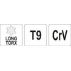 Toya Sa Poland L tipo raktas | ilgas tipas | T-Star (Torx) T9 (YT-05493)