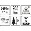 Lazerinis atstumų matuoklis Yato YT-73129