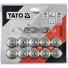 Yato Toya Sa Poland Magnetinių kabliukų rinkinys | 10 vnt. (YT-08690)