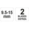 Yato Toya Sa Poland Oblius gipso plokščių kraštams | 2 peiliai (YT-76260)
