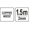 Toya Sa Poland YATO išlitavimo juosta, pynimo juosta 2,0 mm x 1,5 m