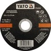 Yato Toya Sa Poland Pjovimo diskas metalui | 125x1.2x22,23 (YT-6103)