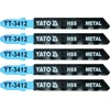 Yato Toya Sa Poland Pjūkliukai siaurapjūkliui 5vnt, 21 TPI / 1.2mm (metalui) (YT-3412)