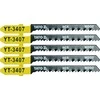 Toya Sa Poland Pjūkliukas siaurapjūkliui 5vnt. 13TPI /2mm (medis) (YT-3407)
