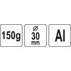 Yato Toya Sa Poland Plaktukas aliuminis | 30 mm / 150g (YT-45280)