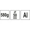 Yato Toya Sa Poland Plaktukas aliuminis | 50 mm / 580g (YT-45282)