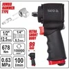 Toya Sa Poland YATO PNEUMATINIS SMŪGINIS VERŽTAKLIS 1/2 "678 Nm SHORT