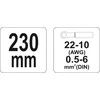 YATO replės jungtims 0,5–6 mm² 2296