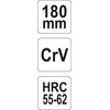 Toya Sa Poland Replės šoninio kirpimo | sustiprintos Cr-V | 180 mm (YT-6612)