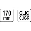 YATO CLIP TIE replės CLICK / CLICK-R 06475