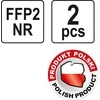 YATO DULKĖS KAUKĖS 2vnt.. FFP2/P