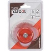 YATO DISKINIS ŠEPETĖLIS SU BOTONU 75mm NAILONAS