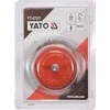 YATO TAČIAU ŠEPEČETĖLIS SU BOTONU 100mm INOX