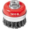YATO BUT šepetys 60 mm, M14 sriegis, susukta viela - INOX 4768