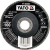 Toya Sa Poland Šlifavimo diskas lapelinis išgaubtos formos 125mm P120 (YT-83296)