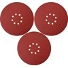 Toya Sa Poland Šlifavimo popierius {velcro) apvalus | su skylėm | 225 mm / P120 | 3 vnt. (YT-83474)