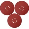 Toya Sa Poland Šlifavimo popierius {velcro) apvalus | su skylėm | 225 mm / P180 | 3 vnt. (YT-83476)