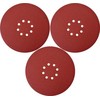 Yato Toya Sa Poland Šlifavimo popierius (velcro) apvalus | su skylėm | 225 mm / P150 | 3 vnt. (YT-83475)