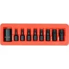 Yato Toya Sa Poland Smūginiai antgaliai | 12,5 mm (1/2") | T-Star (Torx) T30 - T70 | 9 vnt (YT-10664)