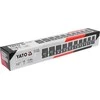 YATO smūginių antgalių rinkinys 1/2" 10 vnt. 10-22 mm 1025
