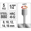 YATO stūmoklinio VAKTO RINKINYS 5 vnt. 1/2 "0624
