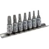 Toya Sa Poland Sraigtiniai ištraukikliai | 6,3 mm (1/4") / 10 mm (3/8") | pažeistam T-Star (Torx) T10 - T40 | 7 vnt. (YT-04581) (Pažeista pakuotė)