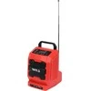 Yato Toya Sa Poland Statybinis radijas – 18 V akumuliatorius + 230 V, FM/AM/Bluetooth/AUX (YT-82940)